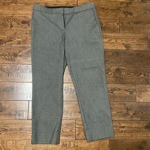 Ann Taylor Charcoal Trousers, Straight Leg Ankle Pants Slacks, Size 8 Women’s